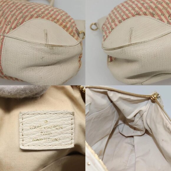 LOUIS VUITTON Mini Lin Marina GM Hand Bag Croisette 2way Pink M95493 Auth EC192 - Picture 16 of 16